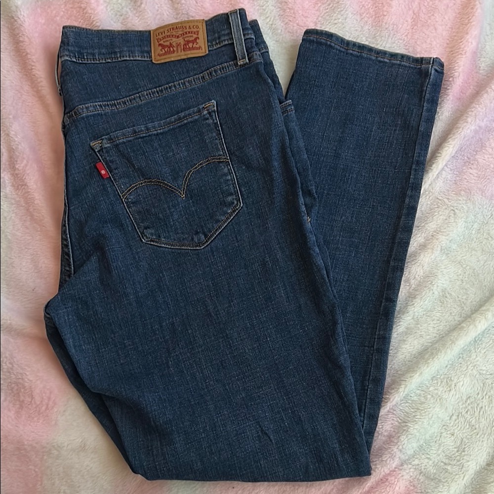 Levi's Men's Dark Blue Straight Jeans